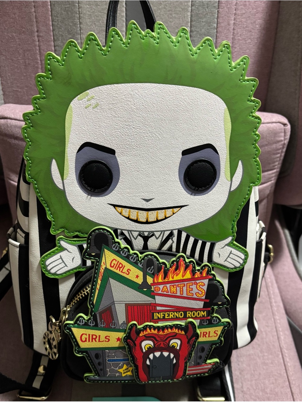 Beetlejuice loungefly mini backpack